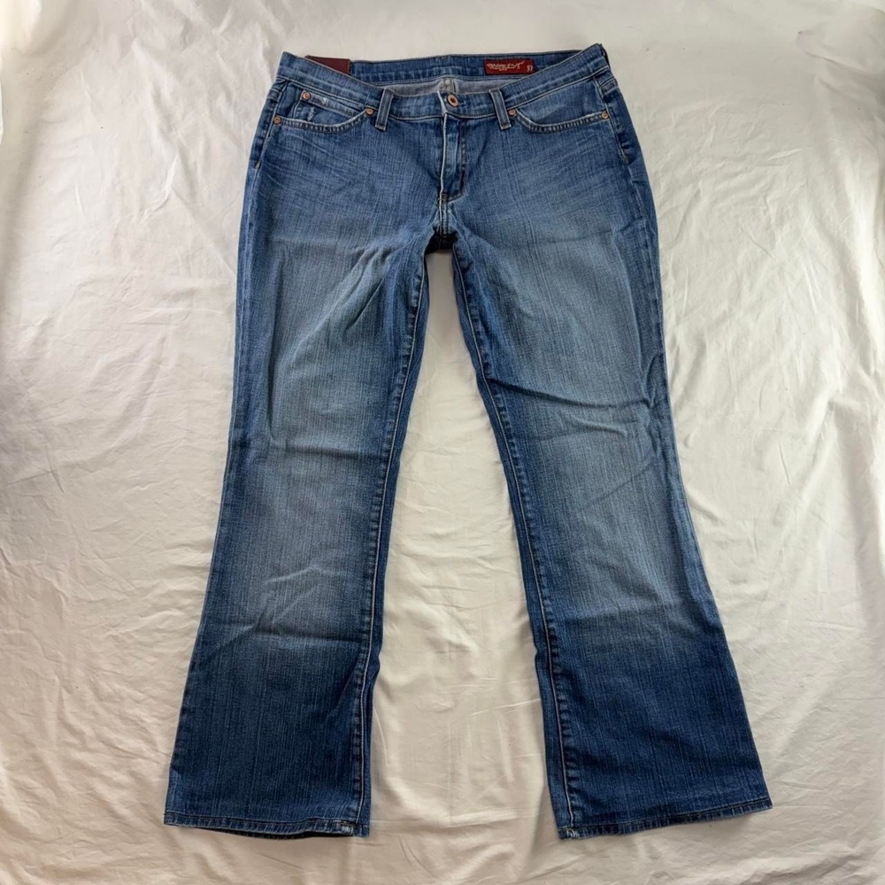 Blue 2 Low Rise Bootcut Jeans Womens 31 Made in California